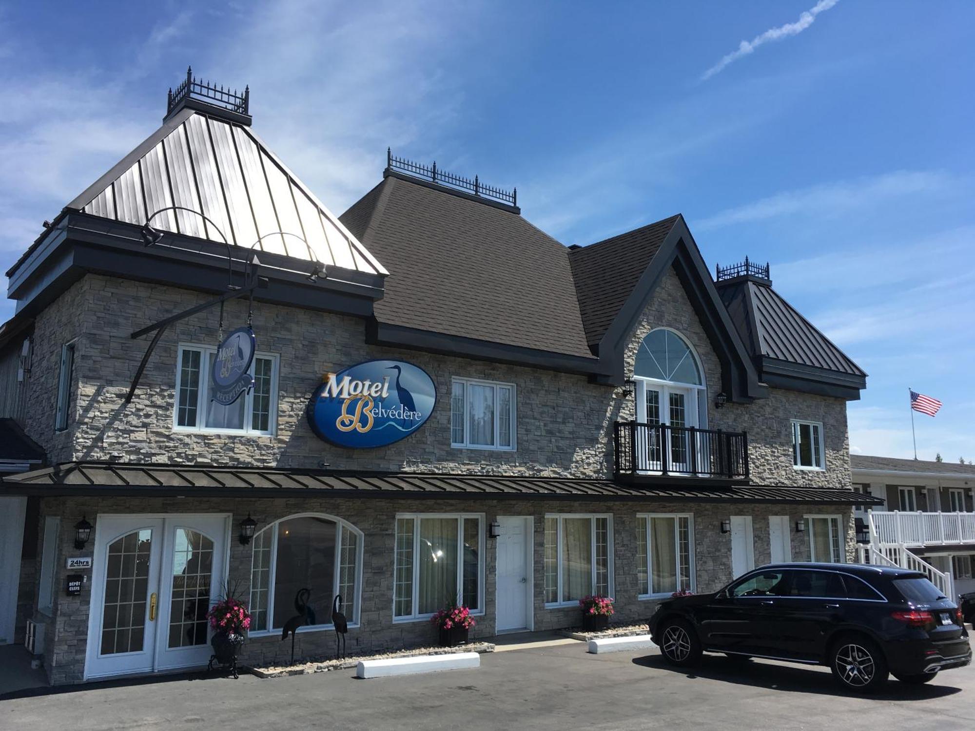 Motel Vue Belvedere Сен-Симеон Экстерьер фото