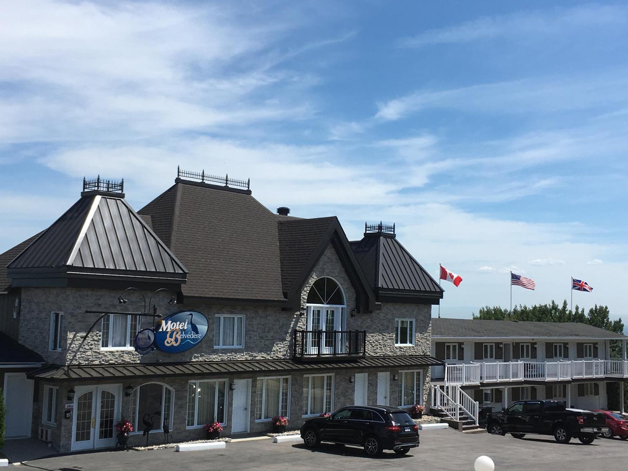 Motel Vue Belvedere Сен-Симеон Экстерьер фото