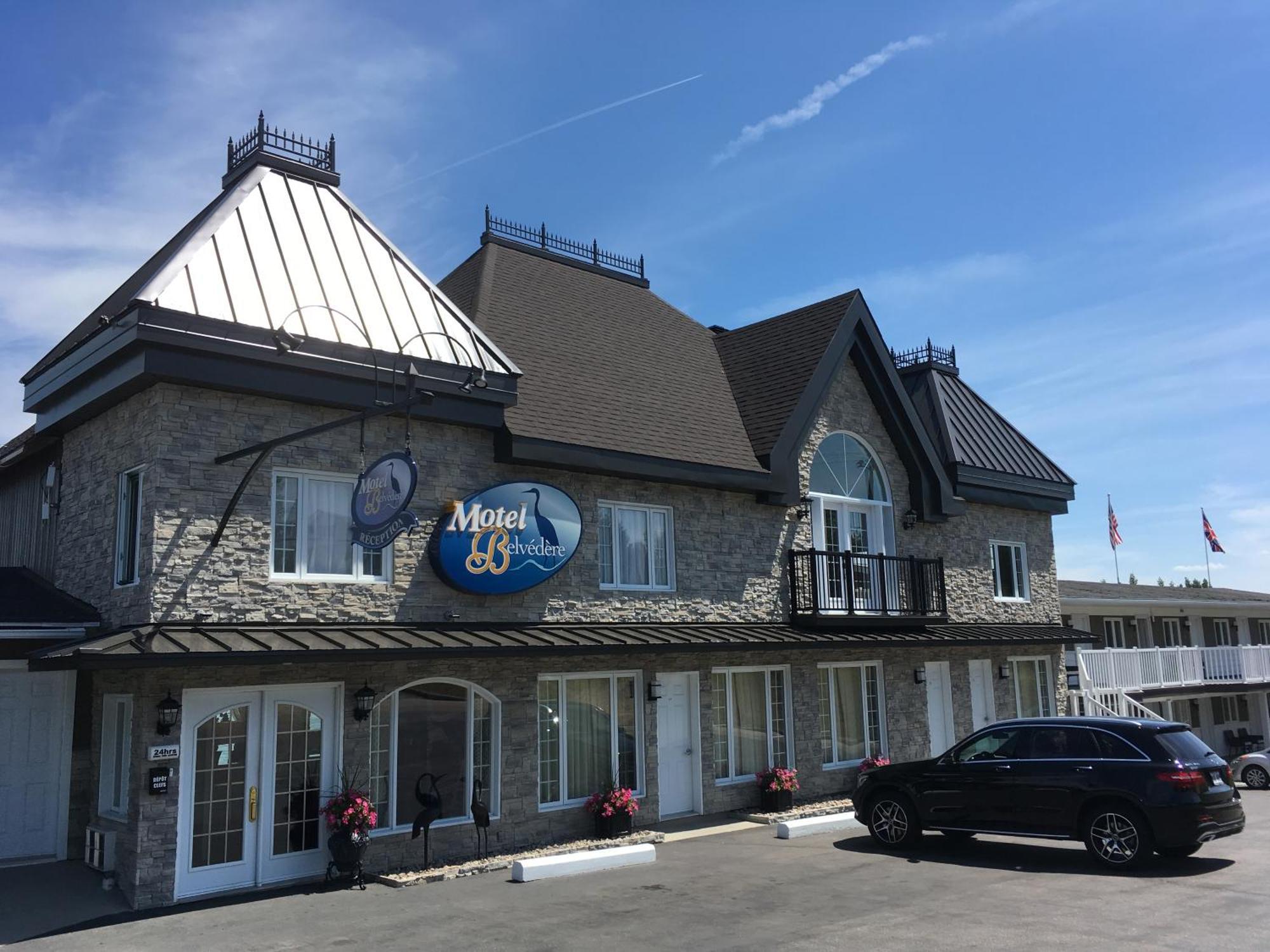 Motel Vue Belvedere Сен-Симеон Экстерьер фото