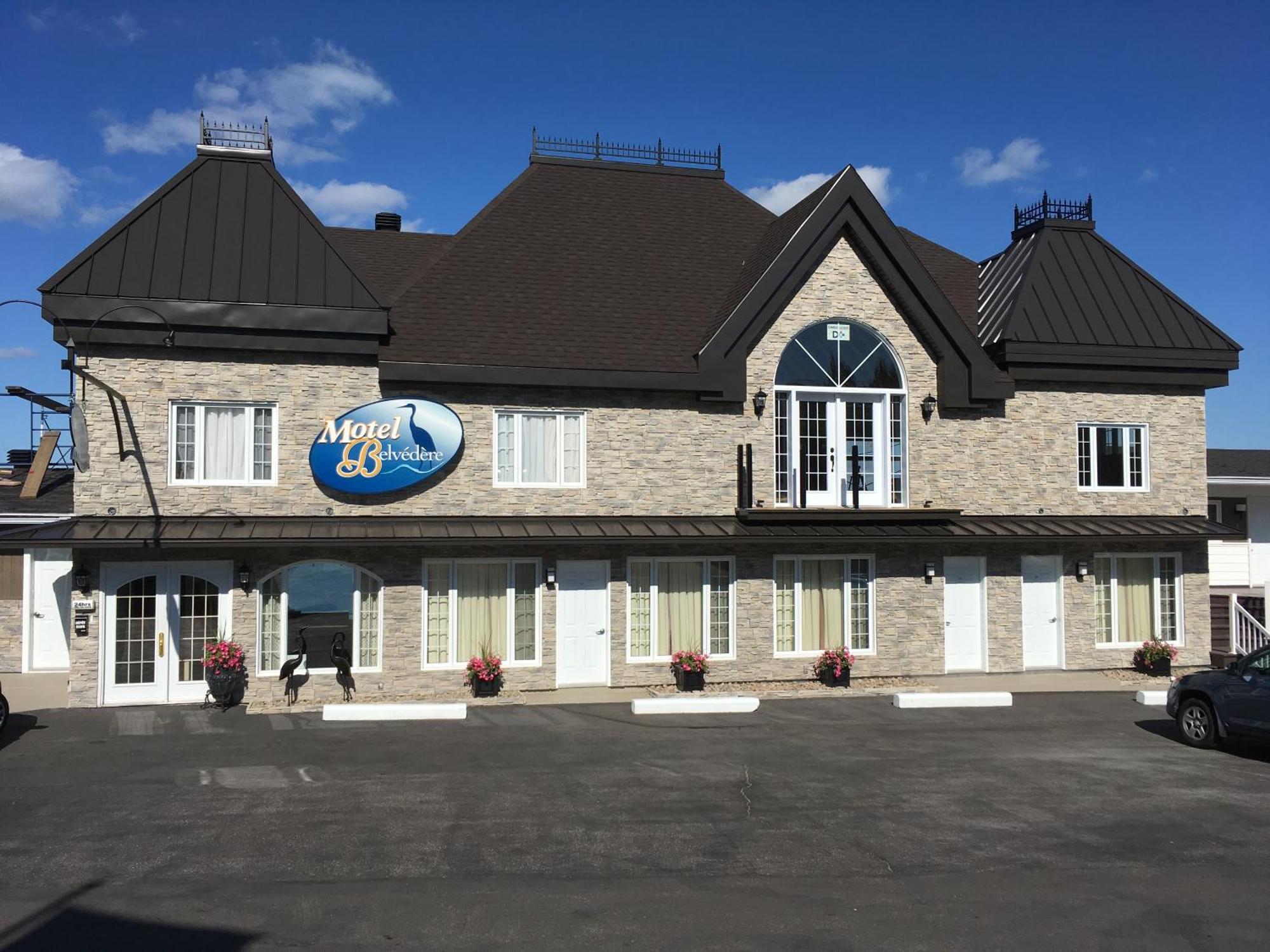 Motel Vue Belvedere Сен-Симеон Экстерьер фото
