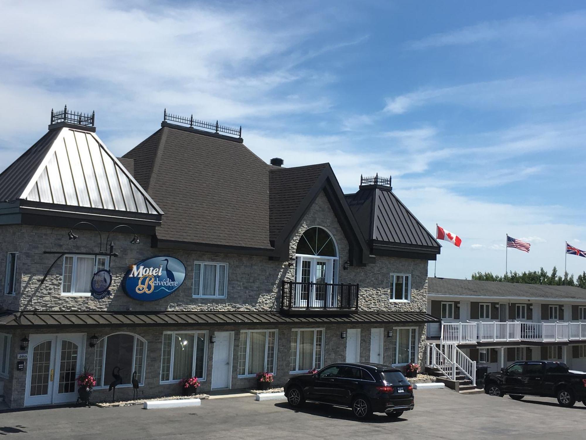 Motel Vue Belvedere Сен-Симеон Экстерьер фото