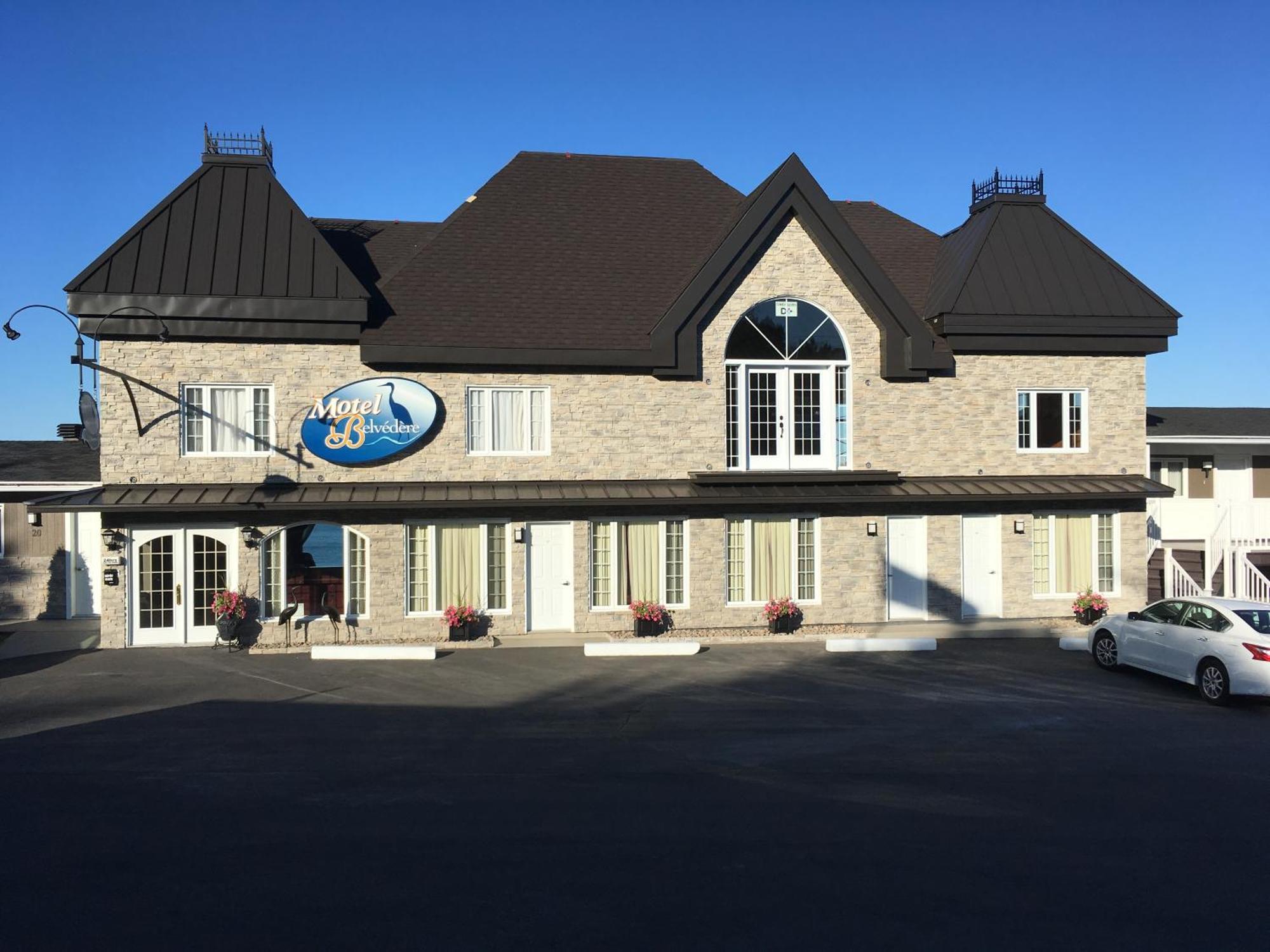 Motel Vue Belvedere Сен-Симеон Экстерьер фото